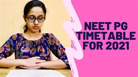 NEET PG 2021 PREPARATION TIMETABLE FROM AUGUST How To Prepare For NEET