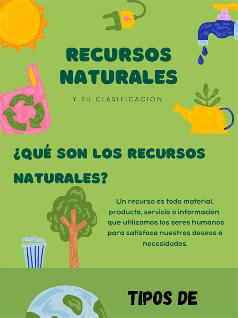 Recursos Naturales Y Su Clasificación 4f Pdf Los Bosques