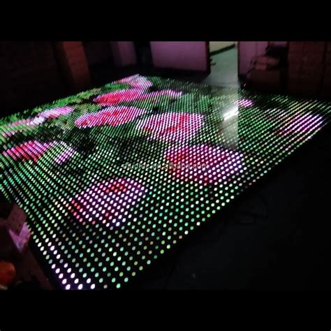 Rgb 3in1 Led Stage Lights Interactive Lighted Flooring Dmx Digital Led ...