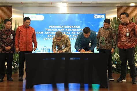 Bri Dan Bpjs Ketenagakerjaan Kolaborasi Layanan Single Bank Kustodian