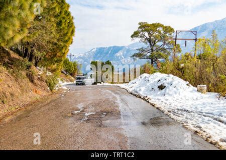 Bus Hrtc Himachal Pradesh India Asia Stock Photo Alamy