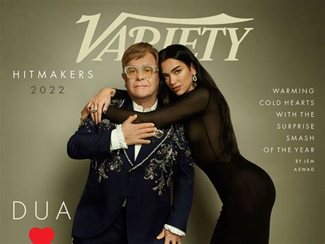 Elton John E Dua Lipa São Eleitos Os Hitmakers Do Ano Pela Revista