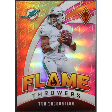 Tua Tagovailoa 2020 Panini Phoenix Flame Throwers Pink 29 Rc 48199