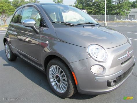 Grigio Grey 2012 Fiat 500 Lounge Exterior Photo 60938214