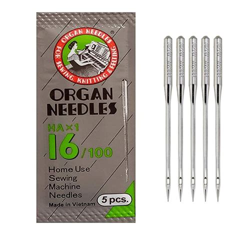 Organ Sewing Machine Needles Size Pack Of