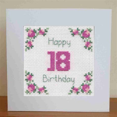 Th Birthday Card Cross Stitch Kit Cs Numonday