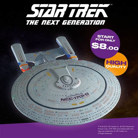 Star Trek: TNG Enterprise-D Model Relaunched By Fanhome