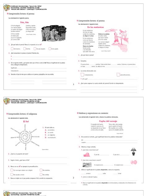 PDF Lenguaje Guia Lunes 18 3 Basico DOKUMEN TIPS