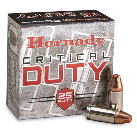 Hornady Critical Duty Mm Luger Flexlock Grain Rounds 39000 Hot Sex