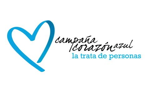 Campaña Corazón Azul contra la trata de personas