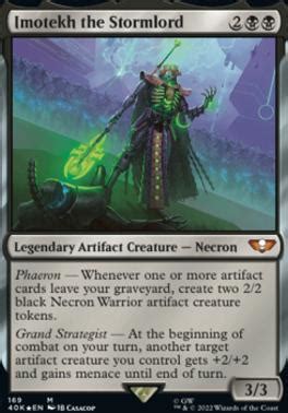 Imotekh The Stormlord Universes Beyond Warhammer Foil