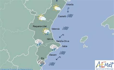 El Tiempo En Valencia Las Lluvias Llegan A La Comunitat Valenciana