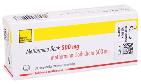 METFORMINA DENK 500 MG X30 COMP DASA