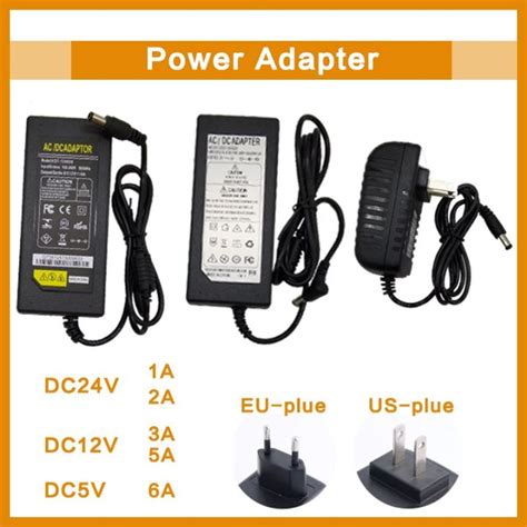 Dc Power Supply 5v 12v 24v 1a 2a 3a 5a 6a Dc Power Adapter 5 12 24v