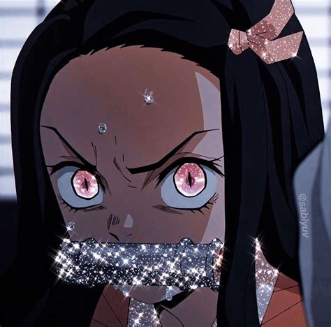 Nezuko Glitter Icons