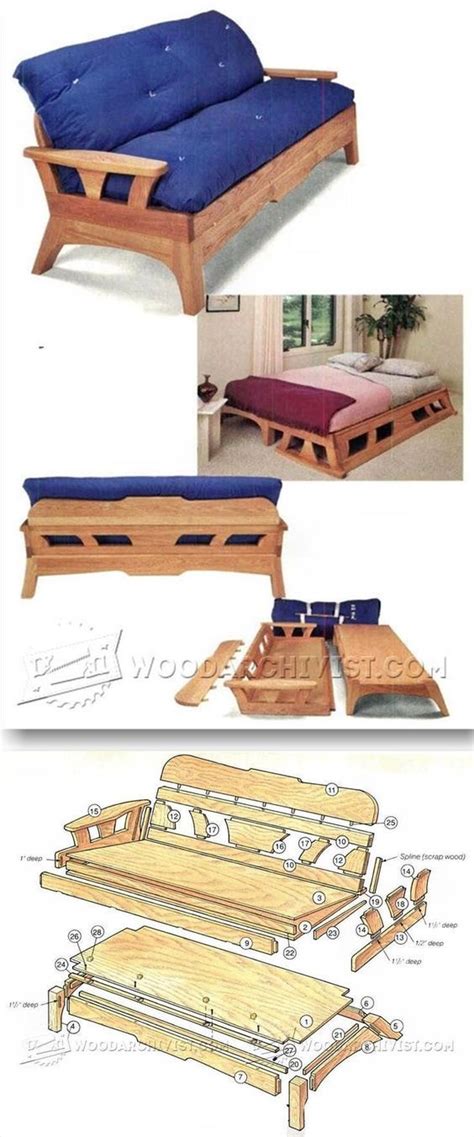 Futon Sofa Bed Plans Furniture Plans And Projects