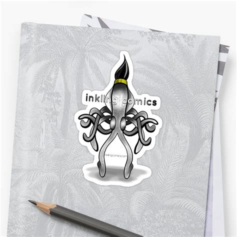 "Inkling Squid" Sticker by inklingcomics | Redbubble