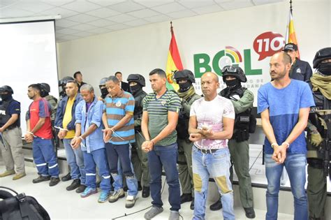 Presentados Los Nueve Venezolanos Detenidos En Bolivia Acusados De