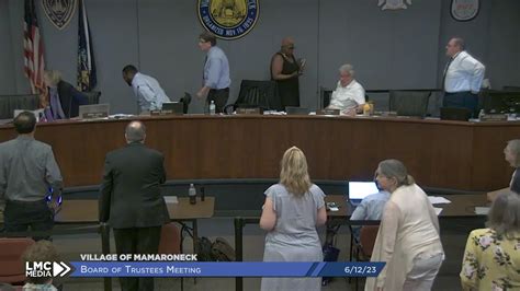 village  mamaroneck board  trustees meeting  lmc media