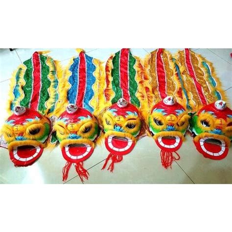 Jual Kepala Barongsai Kostum Anak Barongsai Pesta Pentas Imlek Anak