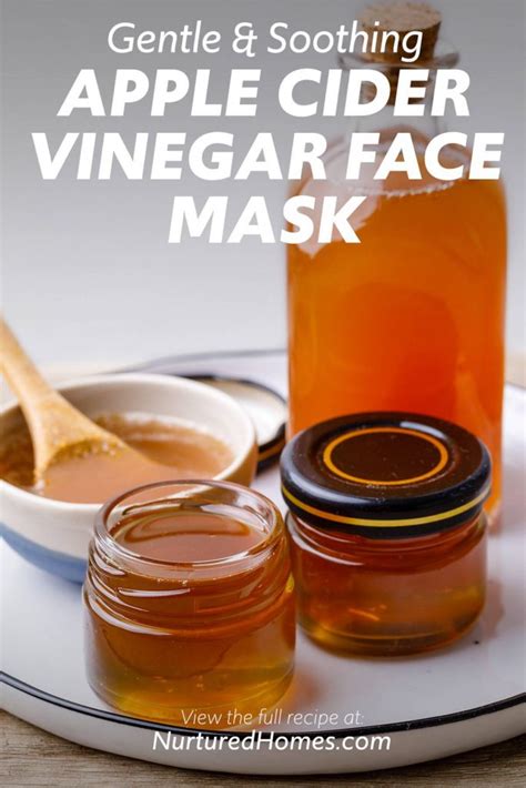 Apple Cider Vinegar Diy Face Mask Gentle And Soothing Recipe