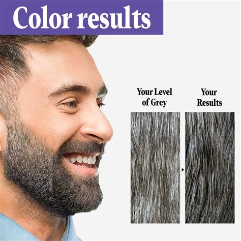 Buy Just For Men Touch Of Gray Mustache And Beard Beard Coloring For Gray Hair With Brush