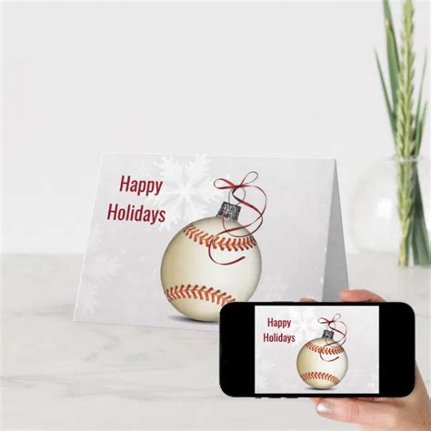 baseball Christmas Cards | Zazzle