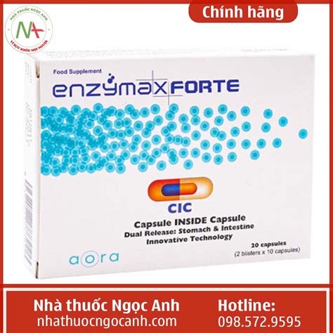 Enzymax Forte là thuốc gì có tác dụng gì giá bao nhiêu mua ở đâu