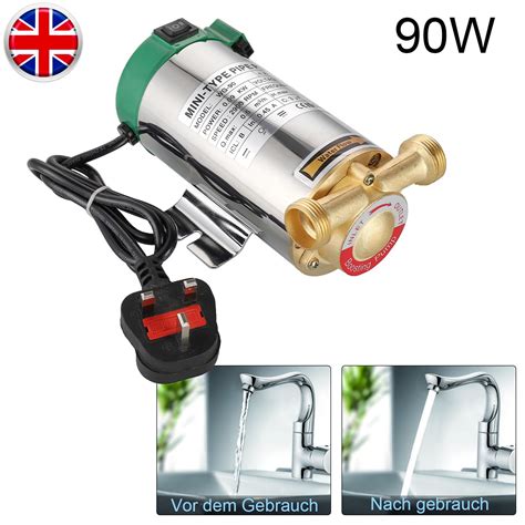 Goodhd 90w Automatic Water Pressure Booster Pump Shower Home Garden Stainless Steel