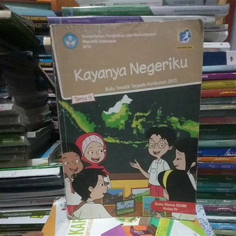 Jual Buku Bekas Tematik Terpadu Kurikulum 2013 Kainnya Negeriku Tema 9