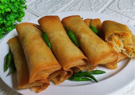 Resep Lumpia Isi Bihun Wortel Oleh Mama Azka Kitchen Cookpad