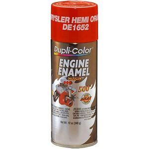 Duplicolor De Chrysler Hemi Orange Motor Engine Spray Paint Aerosol