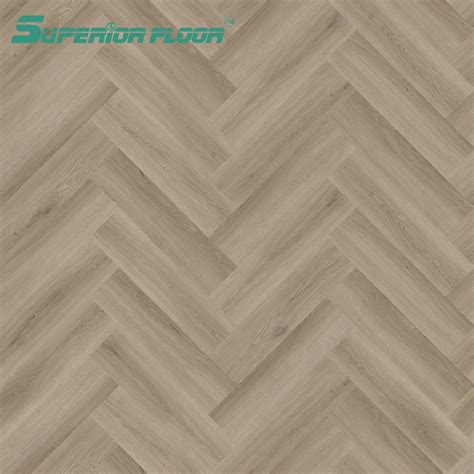 Superior Impact Resistance Luxury Spc PVC Vinyl Herringbone Flooring ...