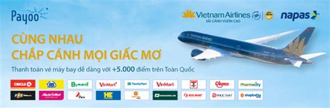 Payoo Dịch Vụ Thanh Toán Vé Vietnam Airlines Chắp Cánh Cho Những