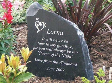 Garden Memorial Stones for People’s Ashes and Graves UK