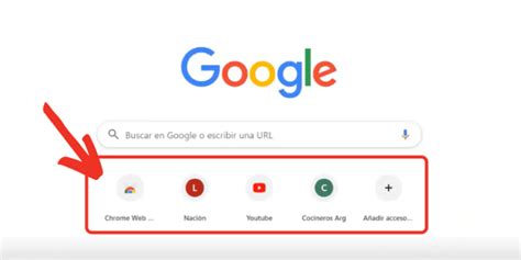 C Mo A Adir Accesos Directos En La P Gina De Google