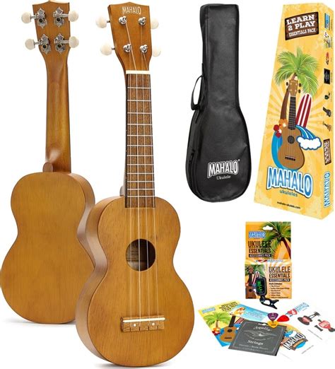 Mahalo Kahiko Series Learn Play Ukulele Pack Soprano Mk Tbrk