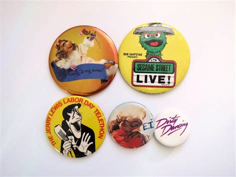 Vintage Pinback Buttons Misc Novelty Pins You Choose Genuine Vintage