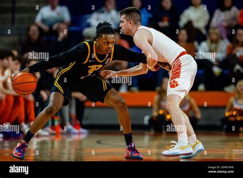 Clemson Sc Usa Th Feb Pittsburgh Panthers Guard Carlton