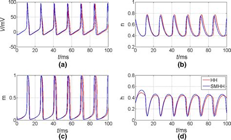 Dynamic Response Of The Original Hh Model And The Smhh Neuron Model To