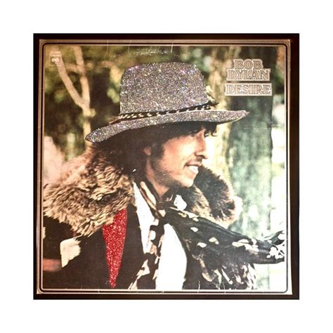 Glittered Vintage Bob Dylan Desire Album Art | Etsy