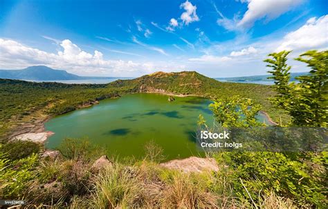 Vulcan Point Island And Crater Lake In Batangas Philippines Stock Photo ...