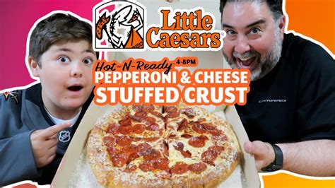 The New Little Caesars Pepperoni And Cheese Stuffed Crust Pizza Review