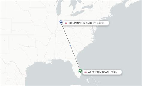 Direct Non Stop Flights From West Palm Beach To Indianapolis