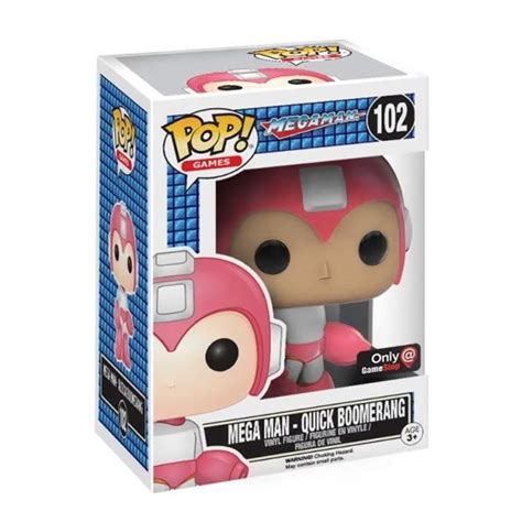 Funko Pop Games Mega Man Quick Boomerang 102 Exclusivo Original Moça