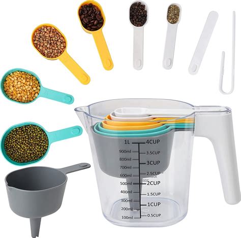 Maatbeker Maatbeker Set Meetlepels Maatcups Measuring Cups Voor