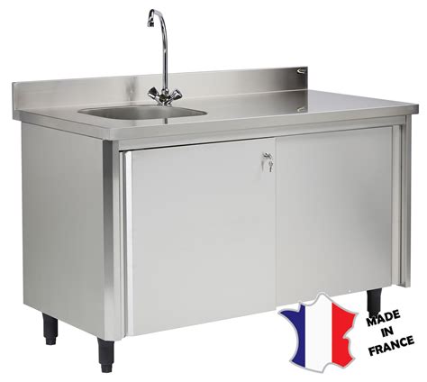 Evier Sur Meuble Inox Cuve X Mm