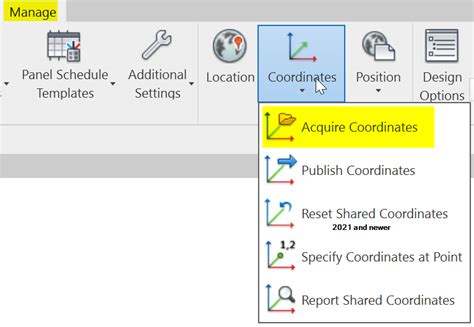 C Mo Configurar Coordenadas Compartidas Mediante Un Modelo De Revit