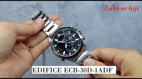 JAM TANGAN CASIO EDIFICE ECB 30D 1ADF ORIGINAL UNBOXING YouTube