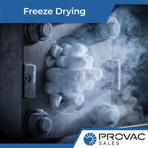 The Process of Freeze Drying Under Vacuum